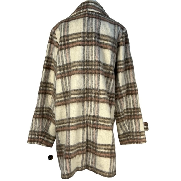 Sam EDELMAN WOMENS NEW WITH TAGS STYLE #64864X BLURRED PLAID COAT - Picture 8 of 16